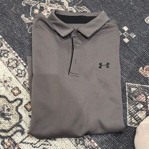 Under Armour Men's Charcoal Polo Shirt